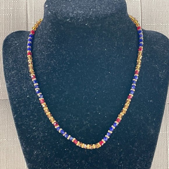 Women Necklace Multi Color Beads Mala Fashion Jewelry Wrap Bracelet - Picture 3 of 9